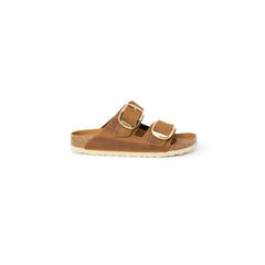 Birkenstock Brown Leather Slippers