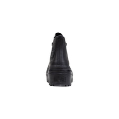 Converse Black Leather Ankle Boots