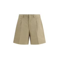 Prada Beige Cotton Bermuda Shorts