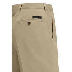 Prada Beige Cotton Bermuda Shorts