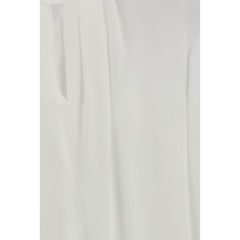Max Mara White Triacetate Blouse