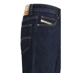 Diesel Black Cotton Slim Fit Jeans
