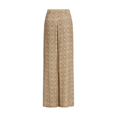 Kristina Ti Multicolor Viscose Casual Pants