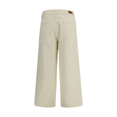 Moncler Beige Cotton Casual Pants