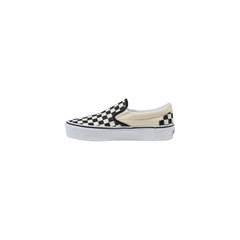 Vans White Fabric Platform Sneakers