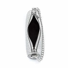 Michael Kors Gray Canvas Shoulder Bag