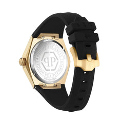 Philipp Plein Black Synthetic Dress Watch