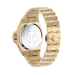 Philipp Plein Gold Stainless Steel Dress Watch
