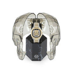 Philipp Plein Gold Stainless Steel Dress Watch