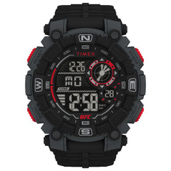 Timex Black Rubber Sport Watch