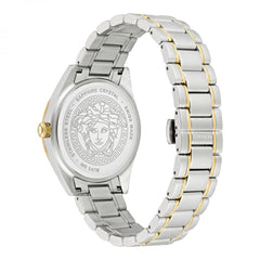 Versace Gray Stainless Steel Dress Watch