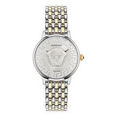 Versace Gray Stainless Steel Bracelet Watch