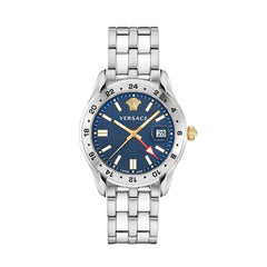 Versace Gray Stainless Steel Dress Watch