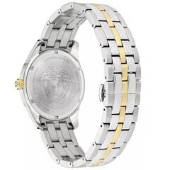 Versace Gray Stainless Steel Dress Watch