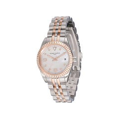 Pierre Cardin Gray Stainless Steel Dress Watch