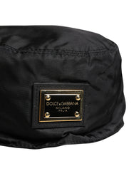 Dolce & Gabbana Men Black Plastic Fisherman Bucket Capello Hat