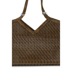 Benedetta Bruzziches Bicolor Buffalo Leather Handbag