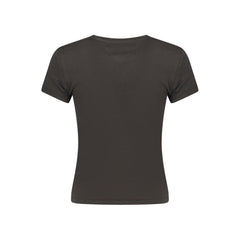 Tommy Hilfiger Black Cotton Women T-Shirt