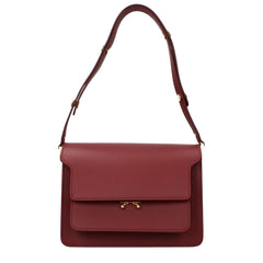 Marni Red Leather Shoulder Bag