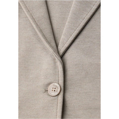 Street One Beige Polyacrylic Blazer
