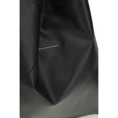 MM6 Black Polyethylene Handbag