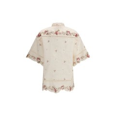 Zimmermann Beige Linen Shirt