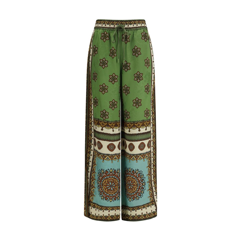 Alemais Multicolor Viscose Casual Pants