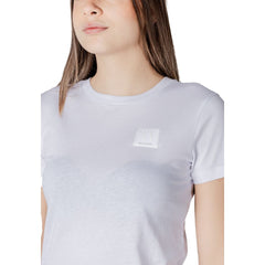 Armani Exchange White Cotton T-Shirt