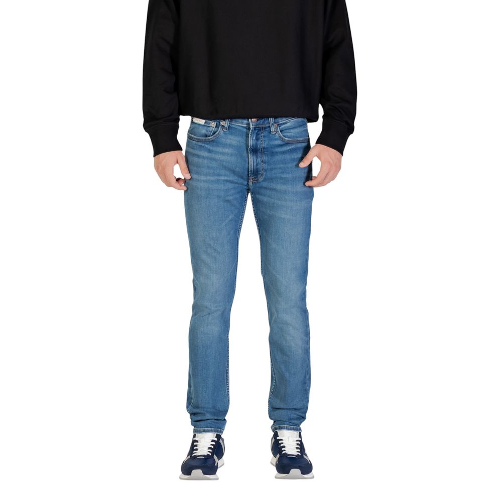 Calvin Klein Jeans Blue Cotton Skinny Jeans