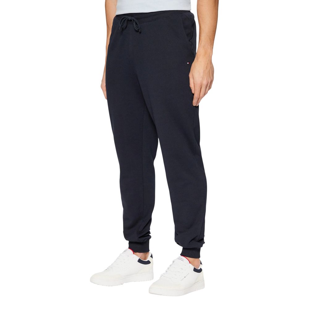 Tommy Hilfiger Blue Cotton Joggers (Workout Pants)