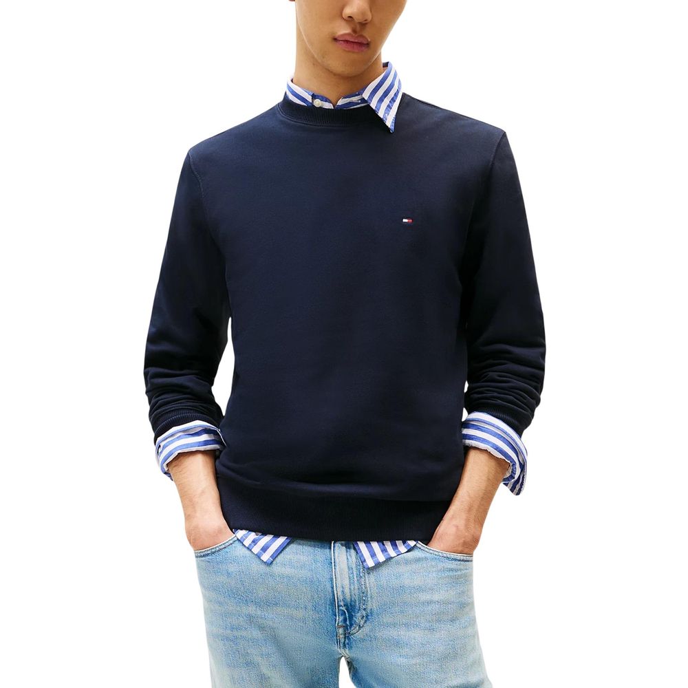Tommy Hilfiger Blue Cotton Sweatshirt