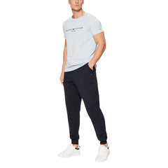 Tommy Hilfiger Blue Cotton Joggers (Workout Pants)