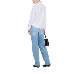 Jacqueline De Yong White Cotton Blouse