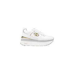 Liu Jo White Artificial Leather Platform Sneakers