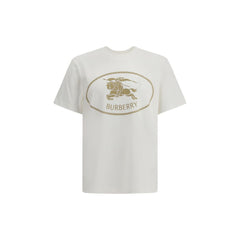 Burberry White Cotton T-Shirt