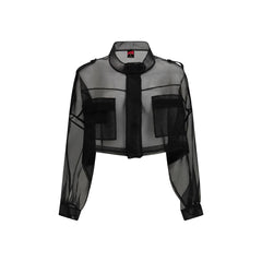 PINKO Black Silk Clothing