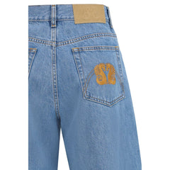 Blazé Milano Blue Cotton Jeans Denim