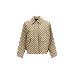 Gucci Beige Cotton Bomber