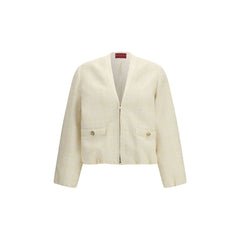 Gucci Beige Cotton Bomber