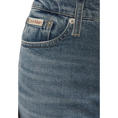 Calvin Klein Jeans Blue Cotton Skinny Jeans