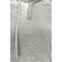 Diesel Gray Cotton Long Sleeve T-Shirt