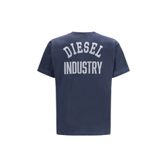 Diesel Blue Cotton T-Shirt