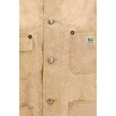 R13 Orange Linen Coat