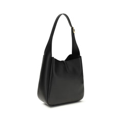 Saint Laurent Black Calf Leather Bos Taurus Shoulder Bag