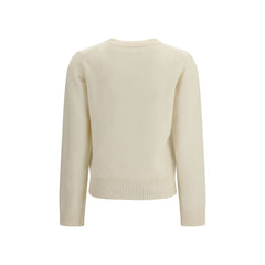 Ganni Beige Wool Oves Aries Sweatshirt