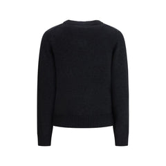 Ganni Gray Polyamide Sweatshirt
