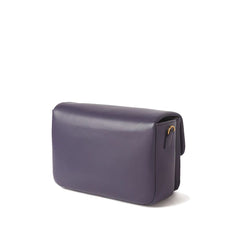 Emporio Armani Purple Bovine Leather Crossbody Bag