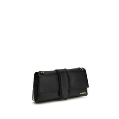 Jacquemus Black Calf Leather Bos Taurus Shoulder Bag