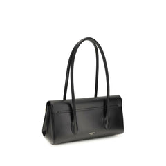 Dolce & Gabbana Black Calf Leather Bos Taurus Shoulder Bag