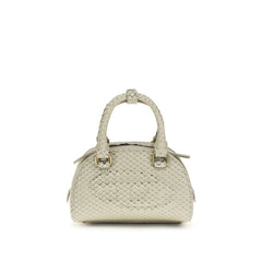 Diesel Beige Calf Leather Bos Taurus Handbag